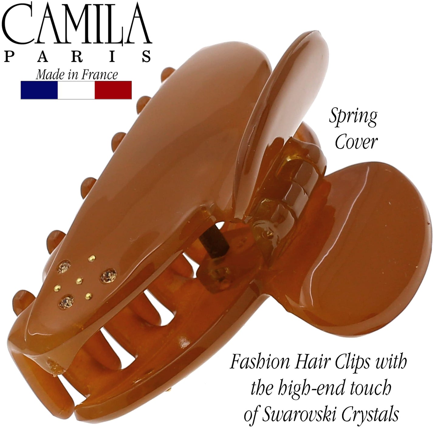 Camila Paris CP3426 French Hair Clip for Women, Girls Hair Claw Clips Jaw for Thick Hair for Long Curly Wavy Hair Fashion Styling Hair Accessories
