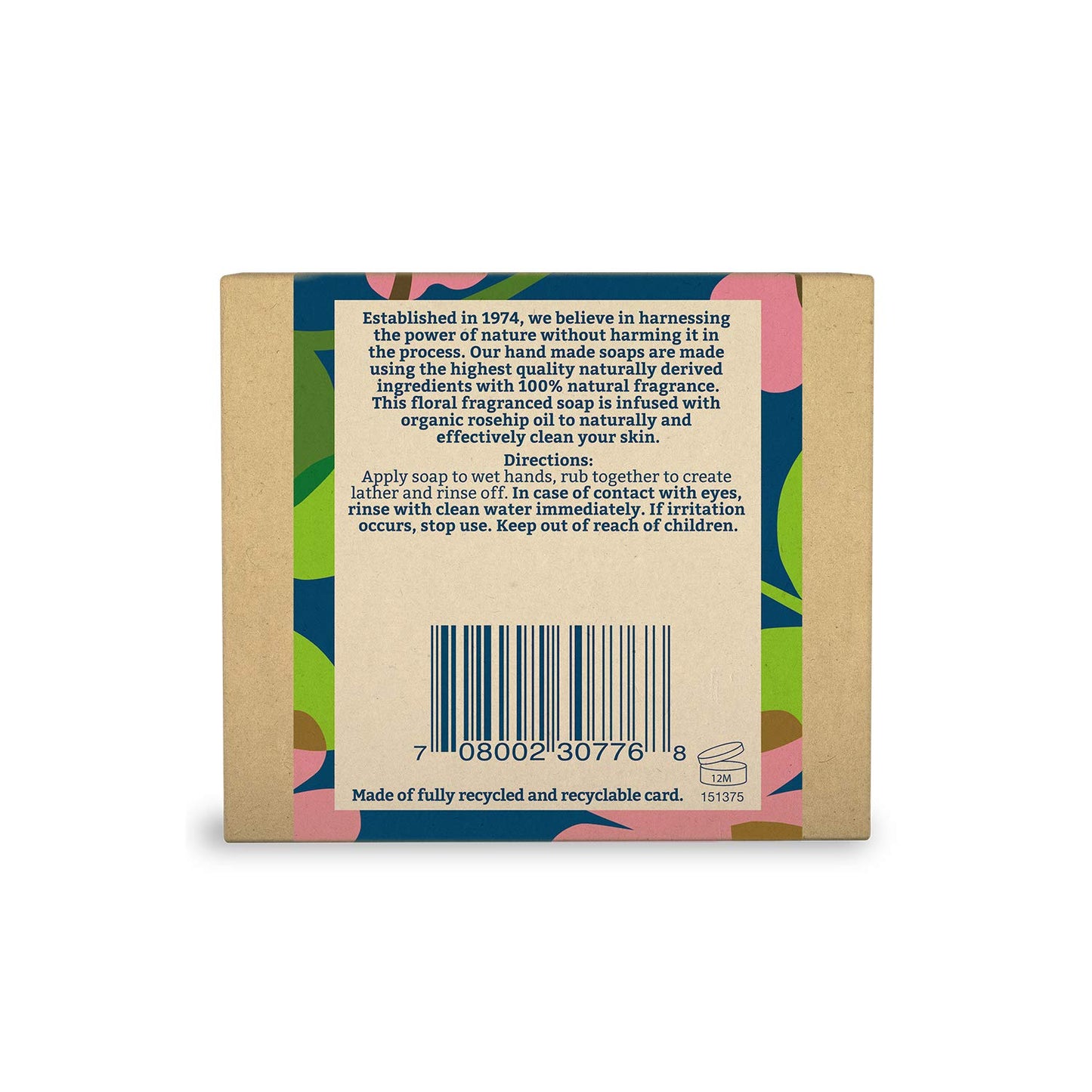 FAITH IN NATURE Natural Wild Rose Hand Soap Bar, Restoring, Vegan and Cruelty Free, Parabens and SLS Free, 100g Beauty & Personal Care FAITH IN NATURE