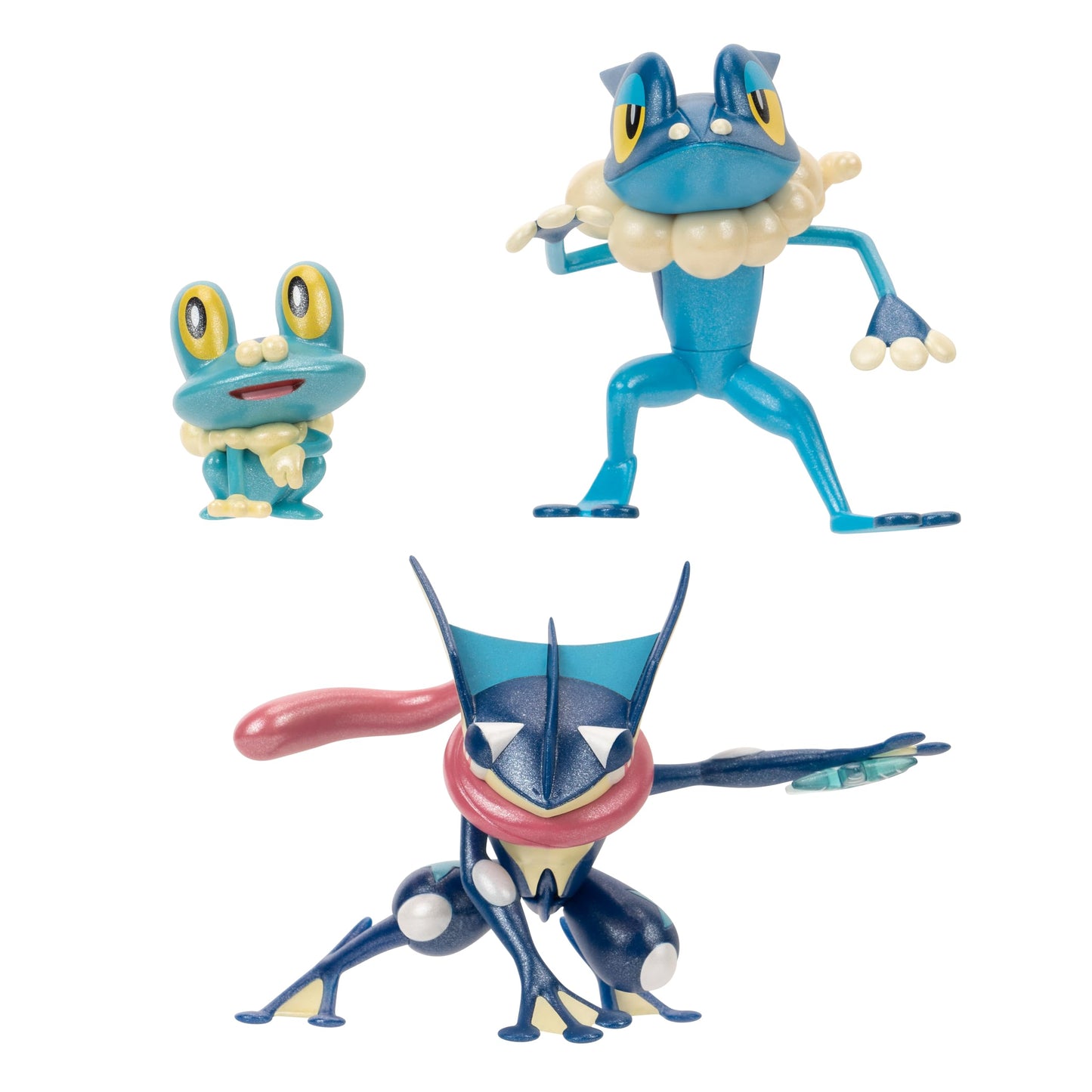 Pokemon Select Evolution Pack - Features 2-Inch Froakie, 3-Inch Frogadier and 4.5-Inch Greninja Battle Figures