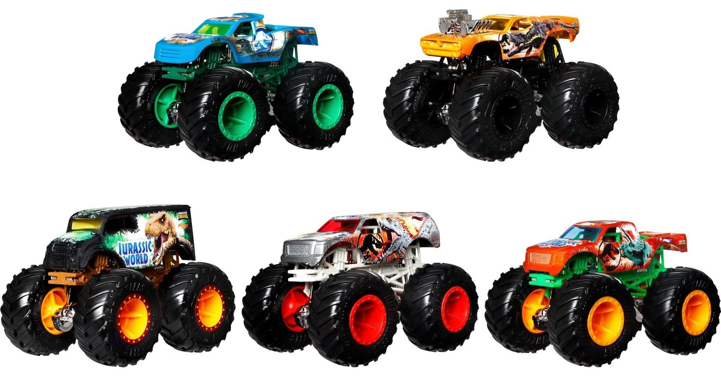 Hot Wheels Jurassic World Dominion Monster Trucks 5 Pack