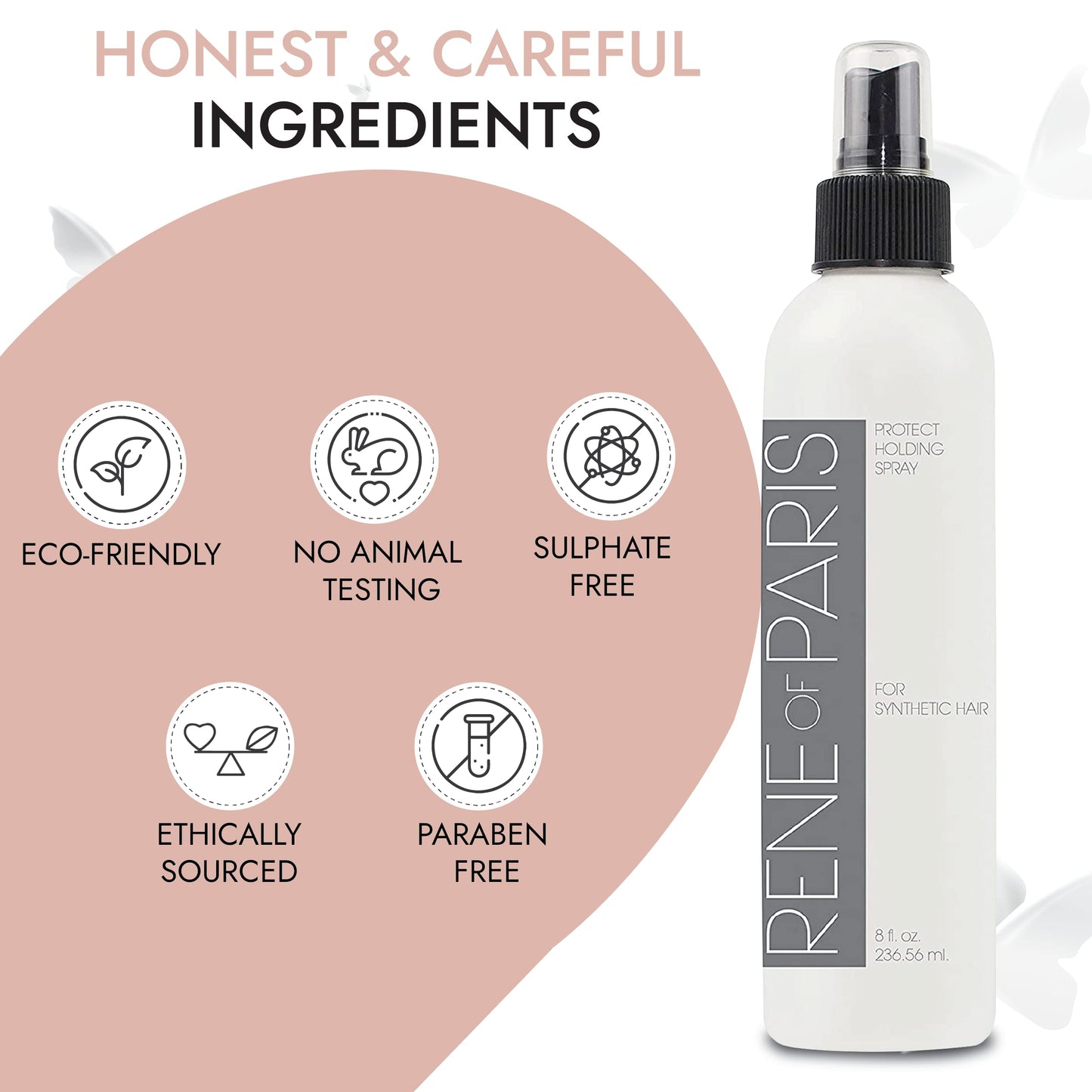 Rene of Paris Extra Hold Finishing & Setting Hairspray For Synthetic Wigs & Hairpieces - 8 Fl Oz