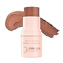 Mineral Fusion 3-in-1 Color Stick - Nourishing Cream Tint for Cheek, Lip and Eye - Blendable, Lightweight Coverage - Travel Friendly, Hypoallergenic