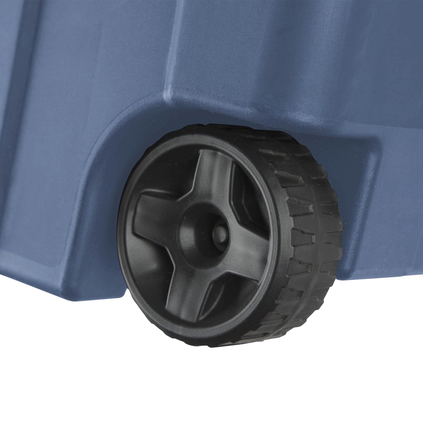 Ouyniei Heavy-Duty Wheeled Storage Totes, Blue Industrial Container with Latching Lid, 40 Gallon Capacity, 36.75x21.38x18 Inches, 2 Pack