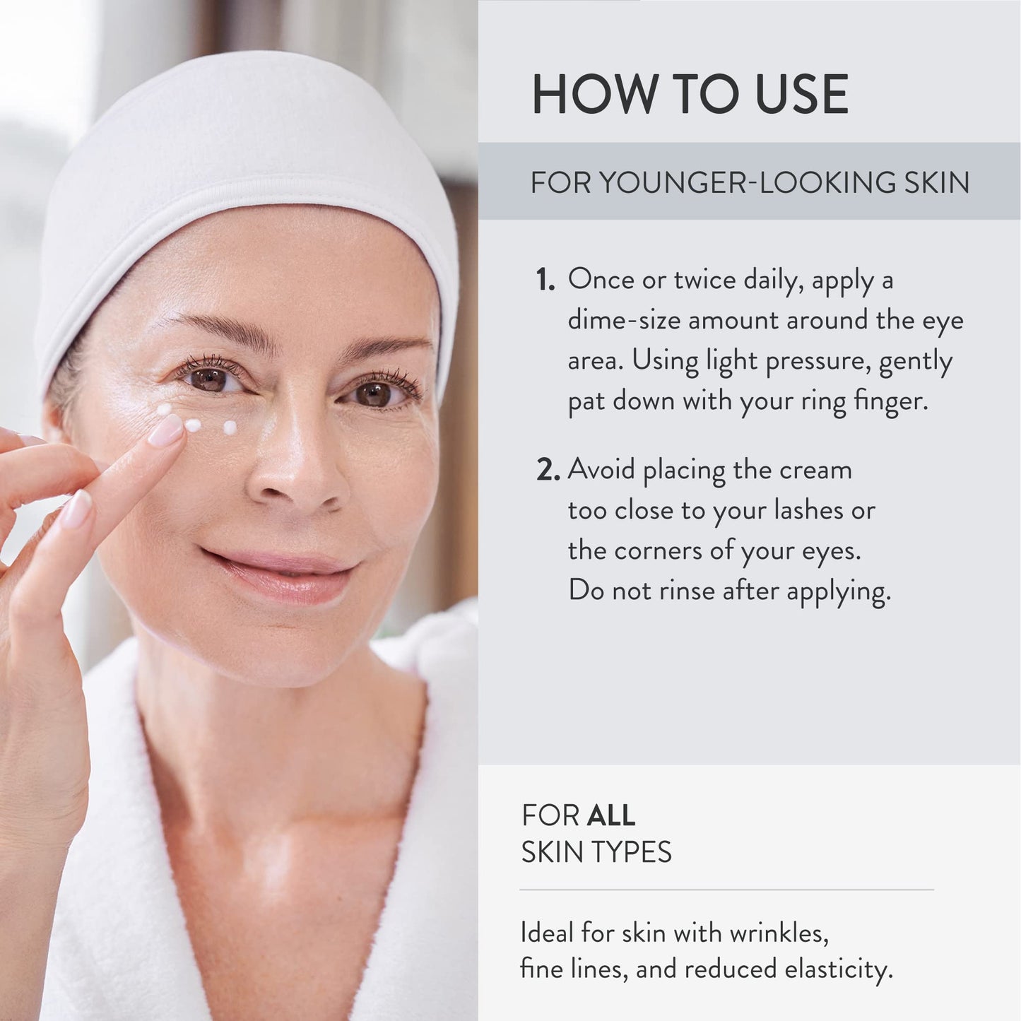Lancer Skincare | Eye Contour Lifting Cream | Anti Aging Cream with Hyaluronic Acid and Diamond Powder | Under Eye Brightener for Dark Circles