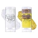 Body Glitter Stick,Mardi Gras Accessories,Sparkling Face Hair Glitter,Mermaid Sequins Chunky Glitter Face Paint,Singer Concert Outfit Festival Rave