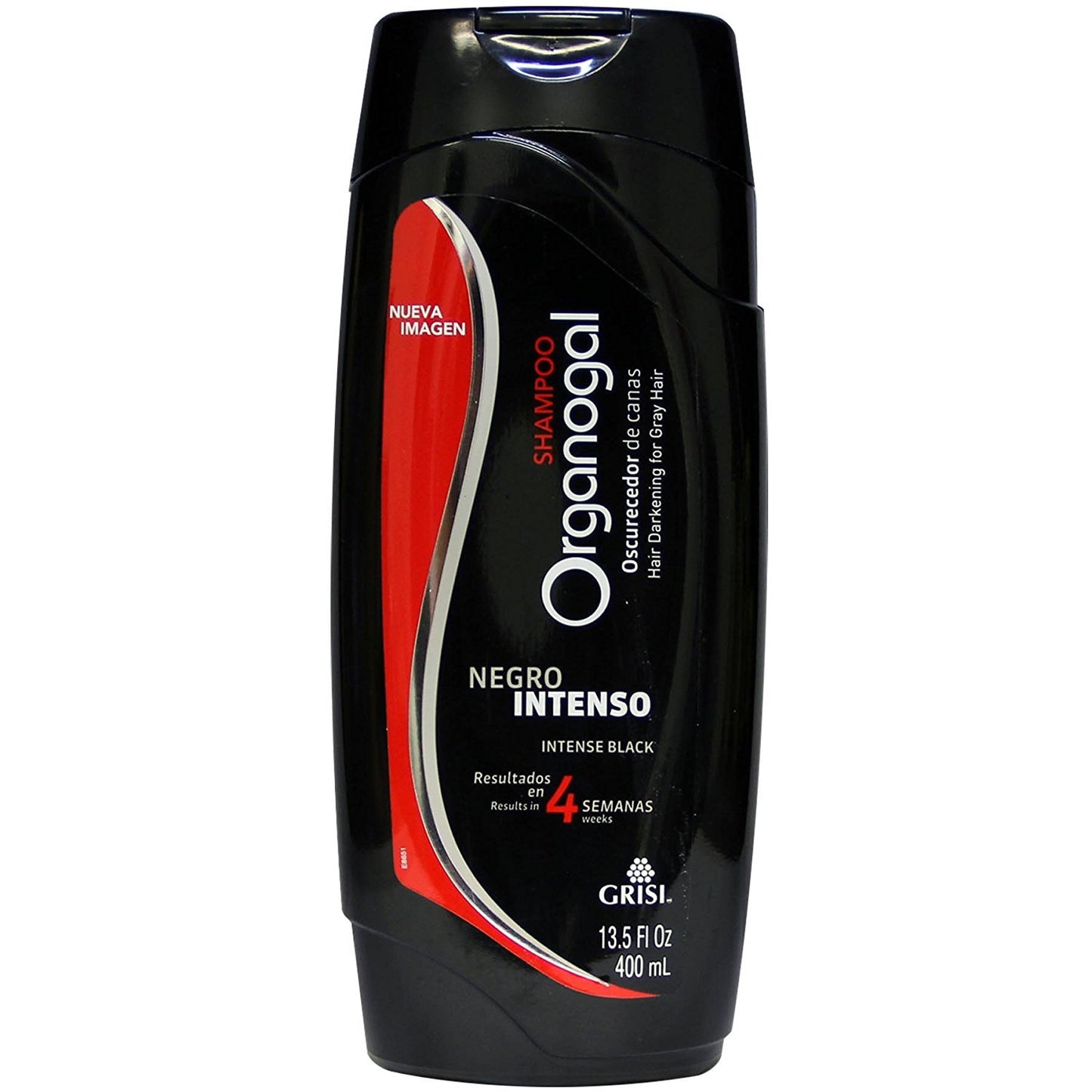 Grisi Organogal Shampoo| Darkening Shampoo with Cactus Extract, Darkening Hair Product for Gray Hair; 13.5 Fl Ounces