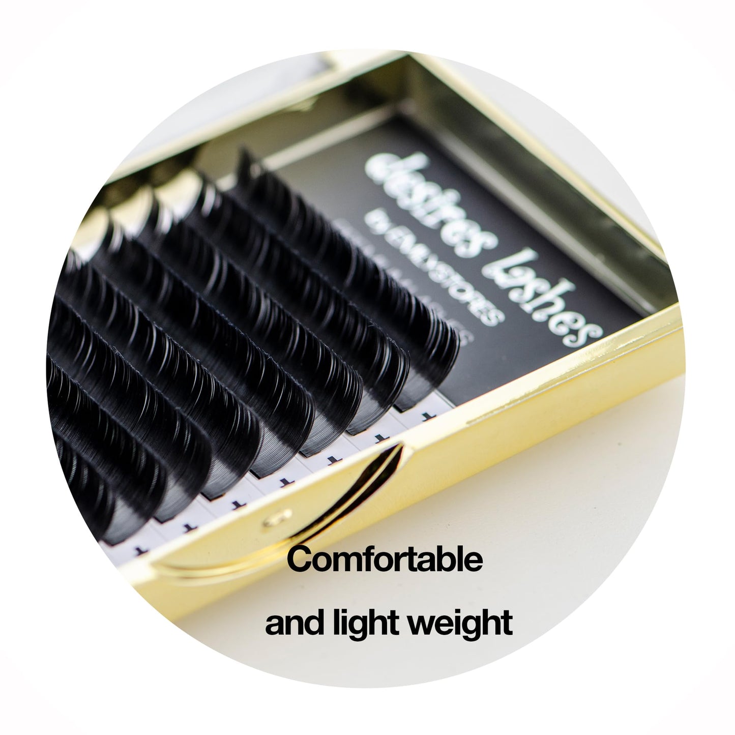 DESIRES LASHES By EMILYSTORES Ellipse Eyelashes 0.15mm Thickness C Curl Length 10mm Flat Lashes Extensions Volume Soft For Lash