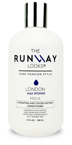 The Runway Looks London Mad Sponge Hydrating and Color-Sustain Conditioner, With Lavender & Sunflower Seed Extract, Renews Moisture For Healthy Hair