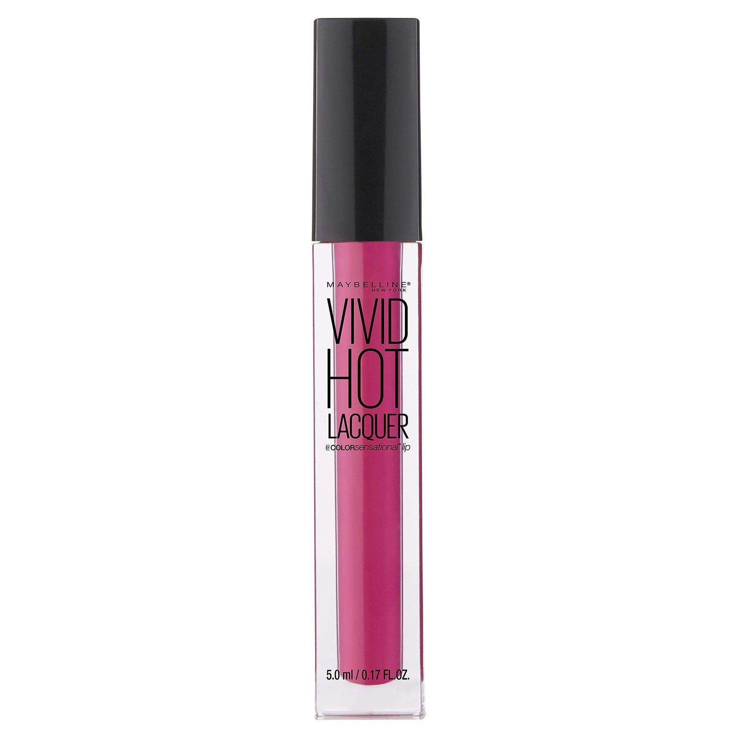 Maybelline New York Color Sensational Vivid Hot Lacquer Lip Gloss, Sassy, 0.17 fl. oz.