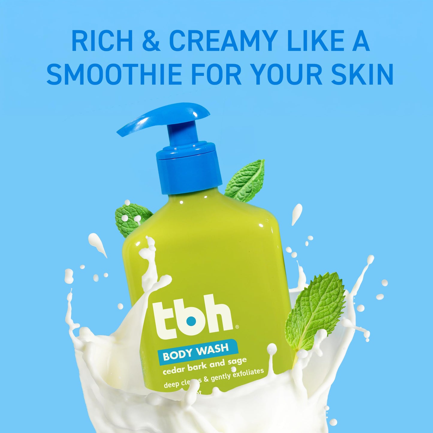 TBH Kids & Teen Hair and Body Care Set - Shampoo, Conditioner & Body Wash with Natural Ingredients - Sulfate & Paraben Free - Gentle for All Hair