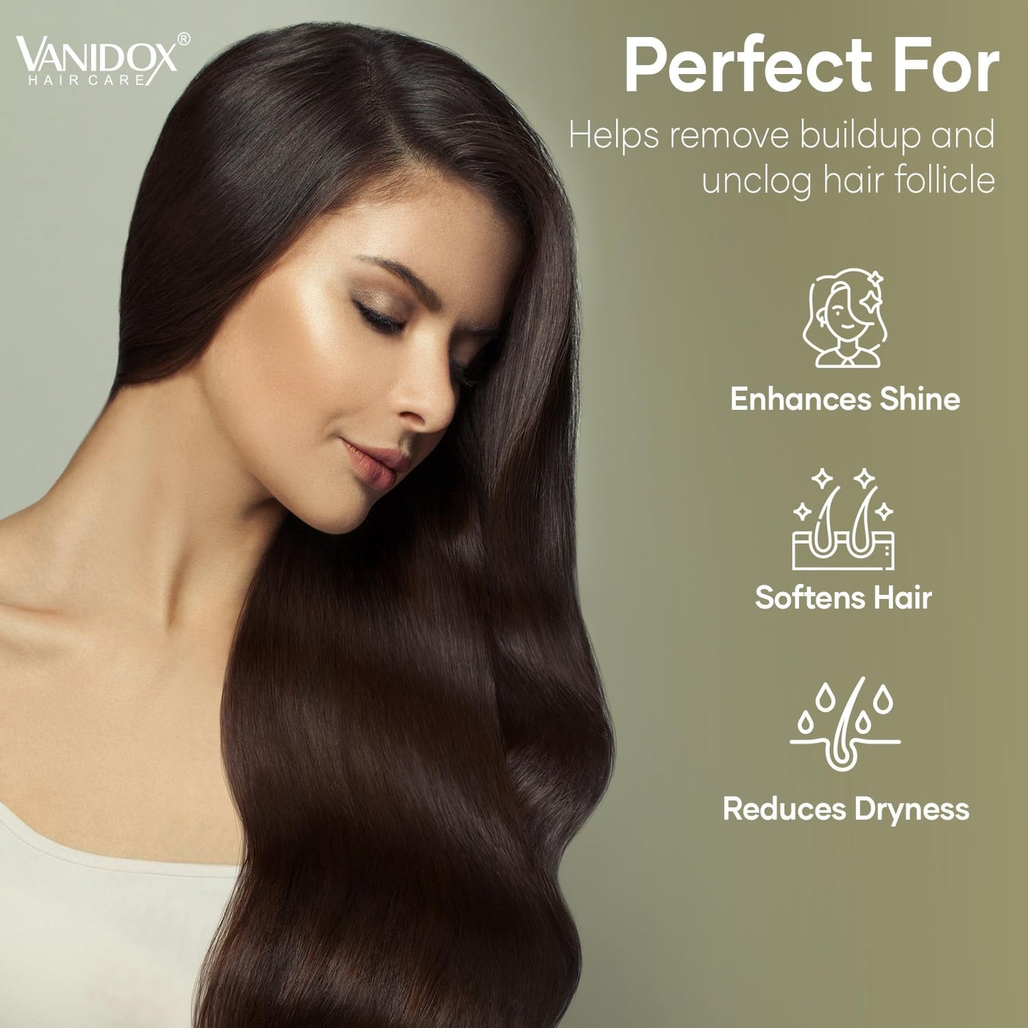 VANIDOX Carbonic Acid Shampoo and Conditioner for Men and Women, Deep Moisturizing Conditioner, Thickens, Softens, & Smooths Set for Hair Growth