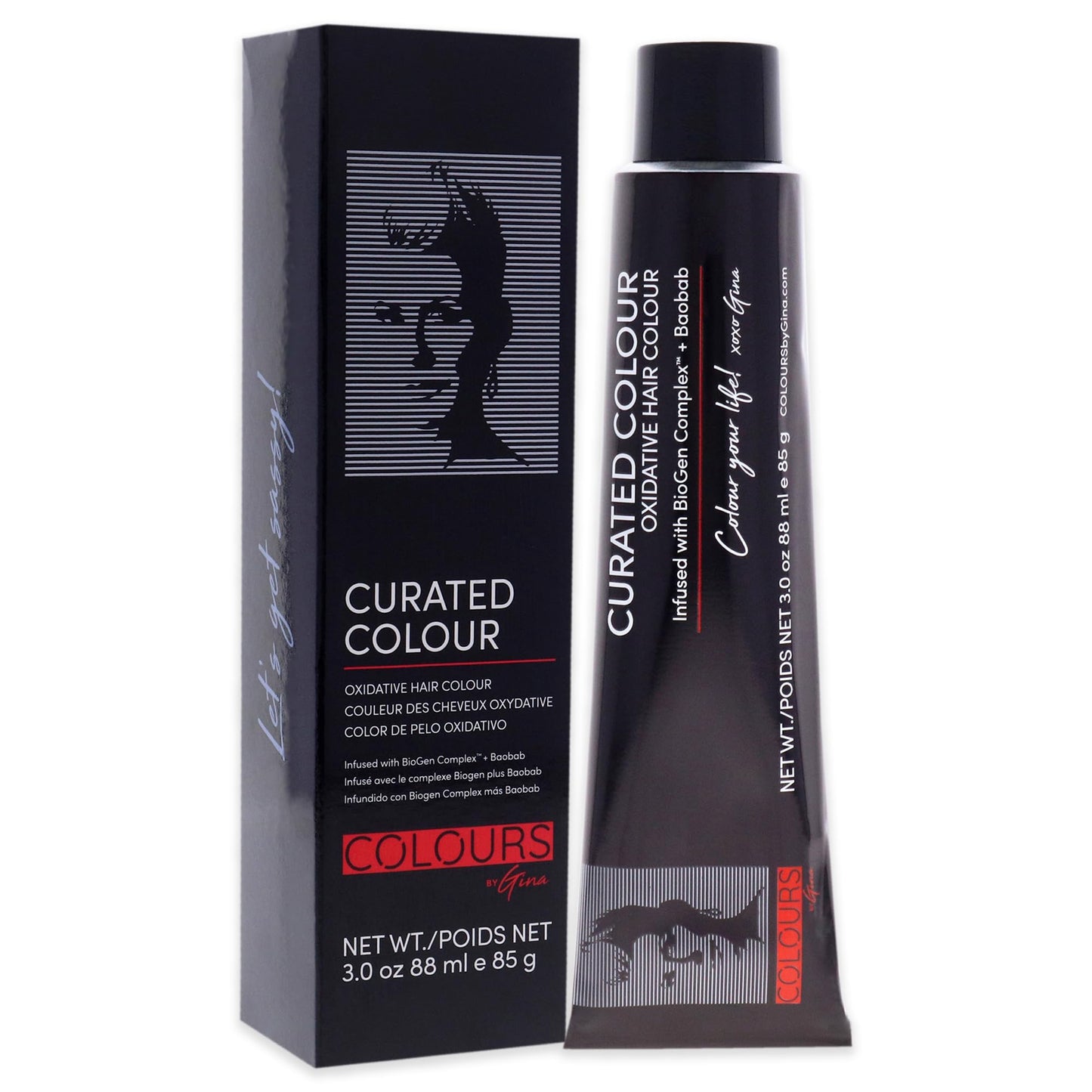Colours By Gina Curated Colour - 8.1-8B Light Cool Blonde for Unisex - 3 oz Hair Color