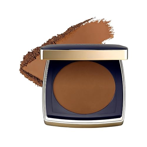 Estée Lauder Double Wear 12-Hour Stay-in-Place Matte Powder Foundation | Controls Oil & Shine, 0.39 Ounce, 8C1 Rich Java