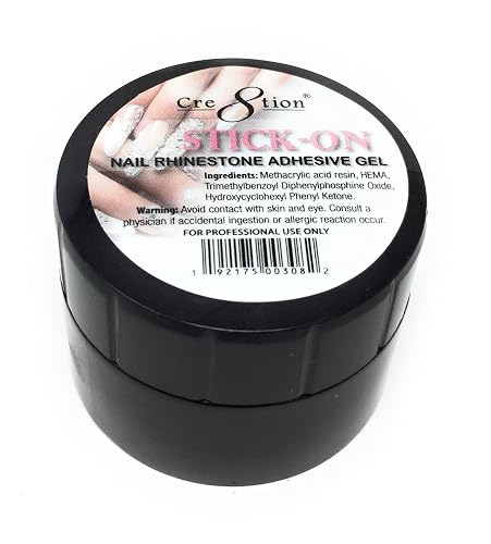Cre8tion Stick-on Nail Rhinestone Adhesive Gel Beauty & Personal Care Cre8tion