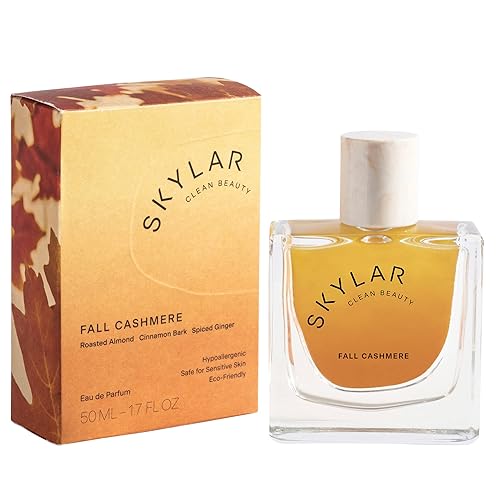 Skylar Fall Cashmere Eau de Parfum - Hypoallergenic & Clean Perfume for Women & Men, Vegan & Safe for Sensitive Skin - Spicy Gourmand Perfume