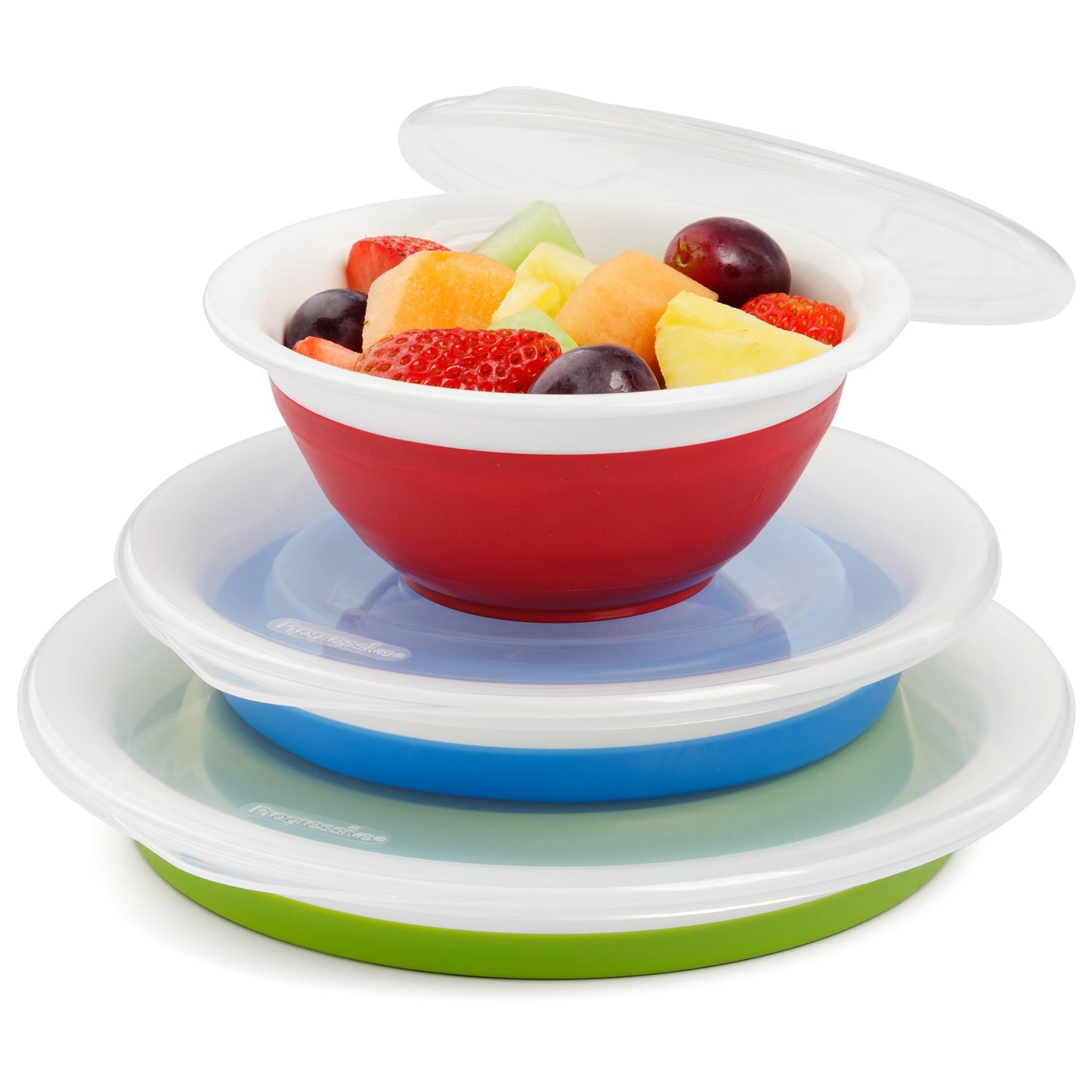 Progressive Prepworks Thinstore Collapsible Prep/Storage Bowls with Lids - Set of 3