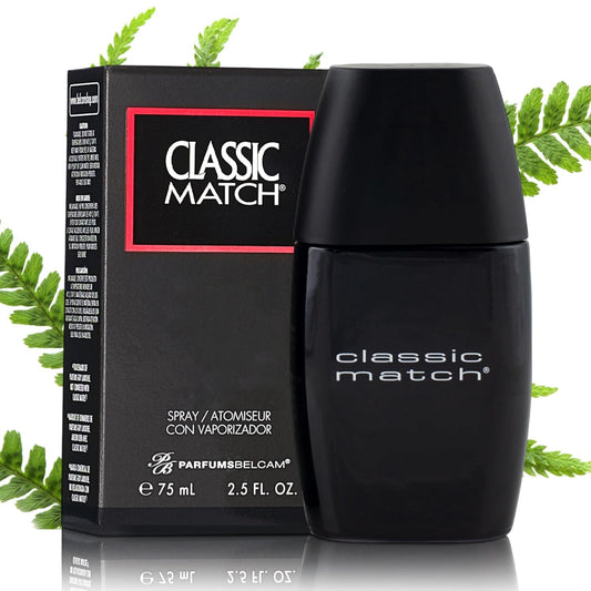 PB ParfumsBelcam CM Noir Eau De Toilette Spray for Men – Fresh Fougere Cologne, Bergamot, Basil, Patchouli, Long-Lasting Scent