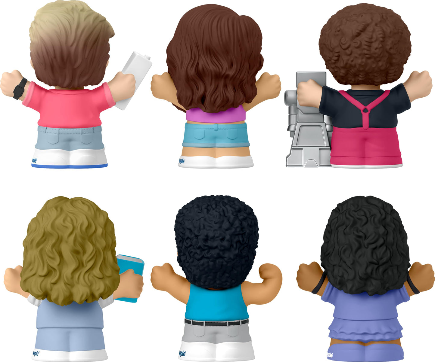 Little People Collector Saved by The Bell Special Edition Set, 6 Figures for Adults & Fans in a Display Package