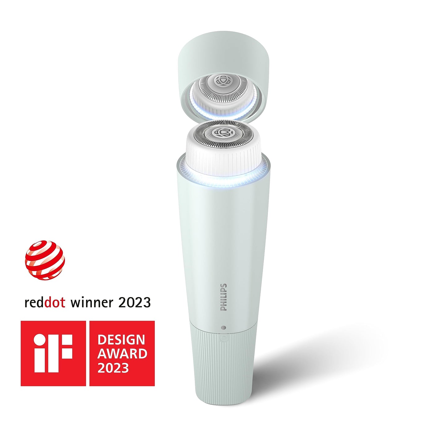 Philips Beauty Series 5000 Women’s Electric Shaver & Groomer, Cordless, Compact, Hypoallergenic, Gentle Hair Removal, Mint Green BRR474/00