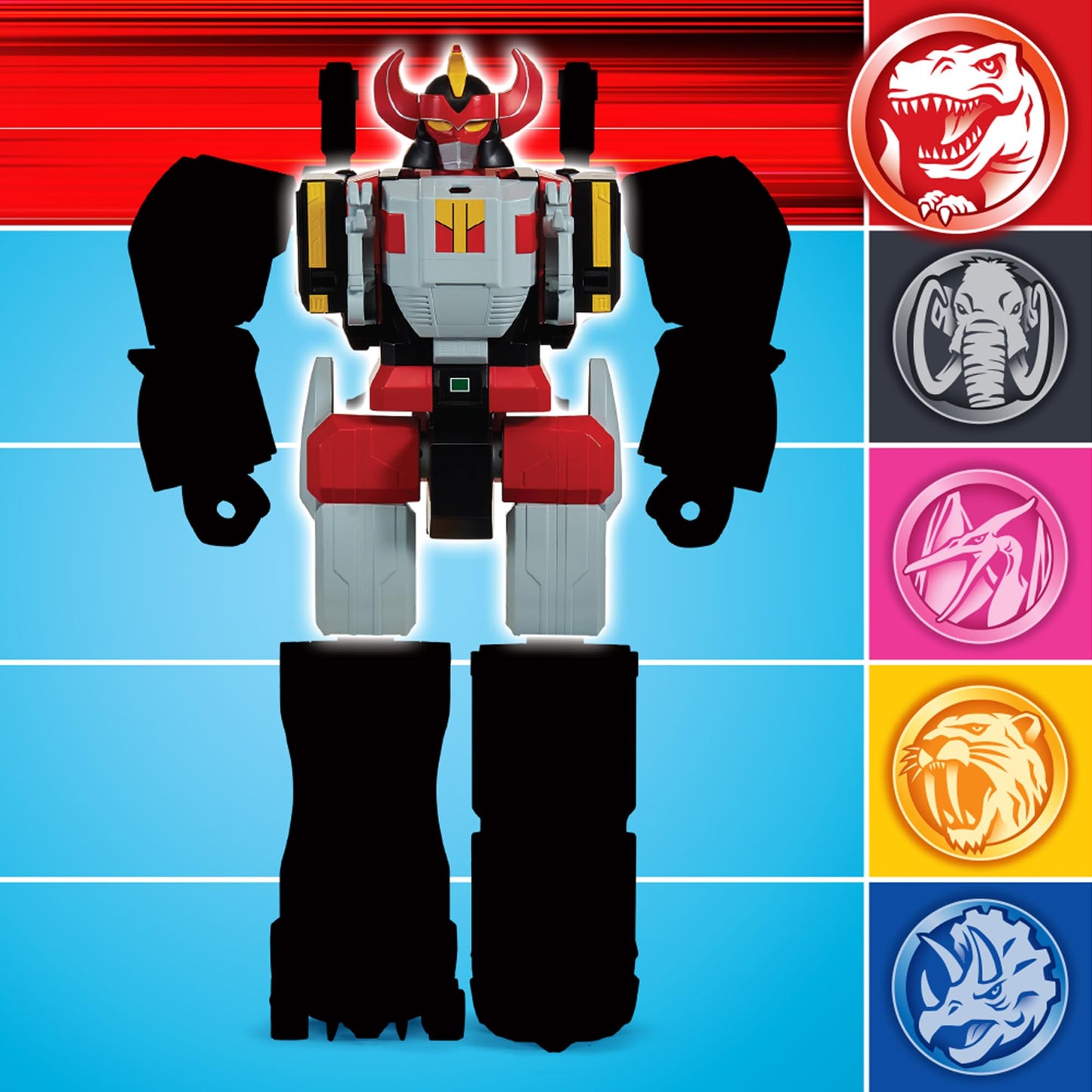 Mighty Morphin Power Rangers: Re-Ignition - Tyrannosaurus Deluxe Combinable Dinozord by Playmates Toys