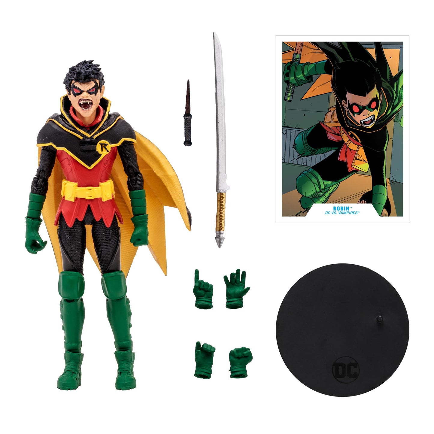 Robin Damian Wayne (DC vs. Vampires) Gold Label Walmart Exclusive 7" Figure