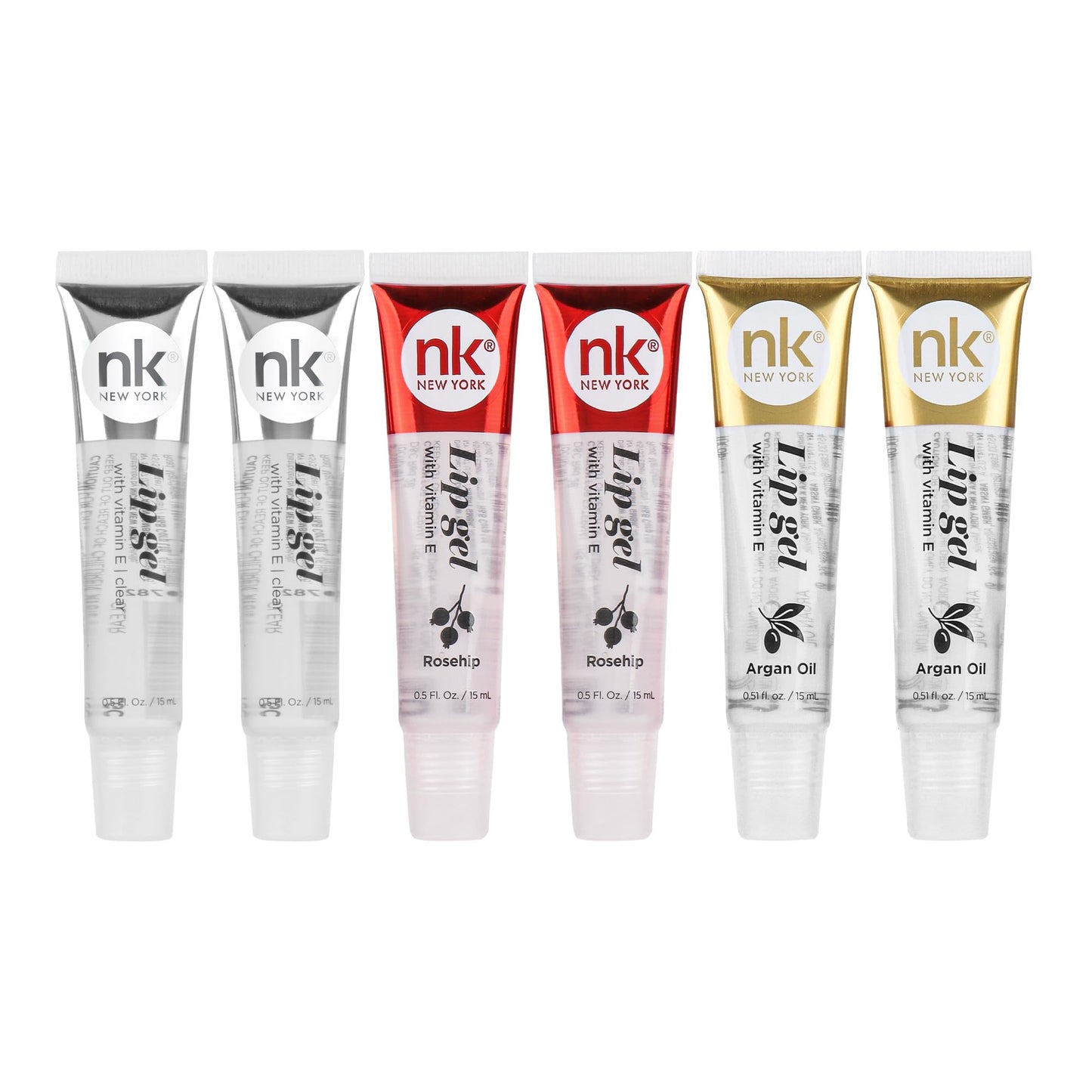 NICKA K NEW YORK Lip Gel, Hydrating, Lightweight, Glides on Effortlessly, Non Sticky Finish Lip Gel Colors (AMZ013)