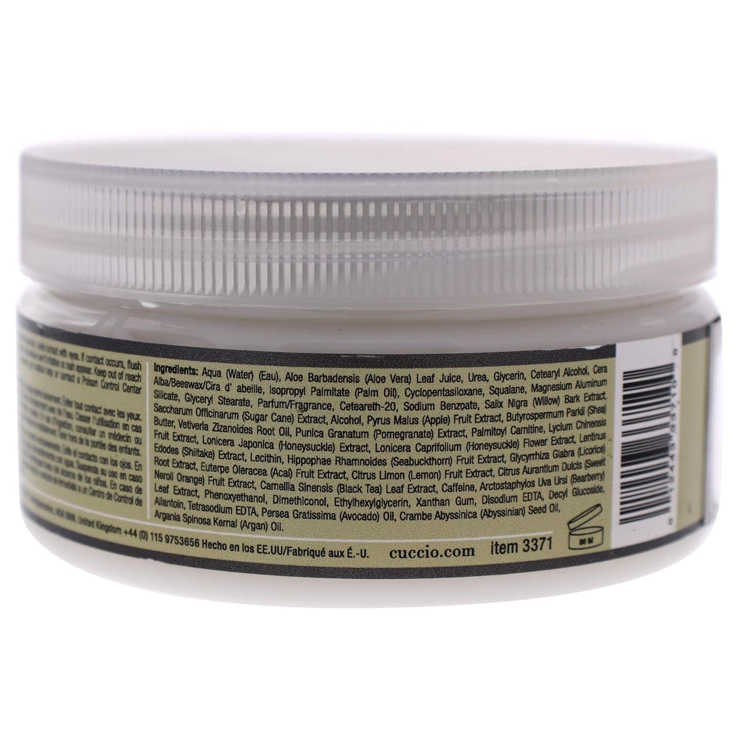 Cuccio Intense Hydrating Treatment - 8 oz Shea & Vetiver Moisturizing Cream for Dry, Rough Skin - Deep Nourishment with Vitamins and Oils - Daily Use Beauty & Personal Care Cuccio