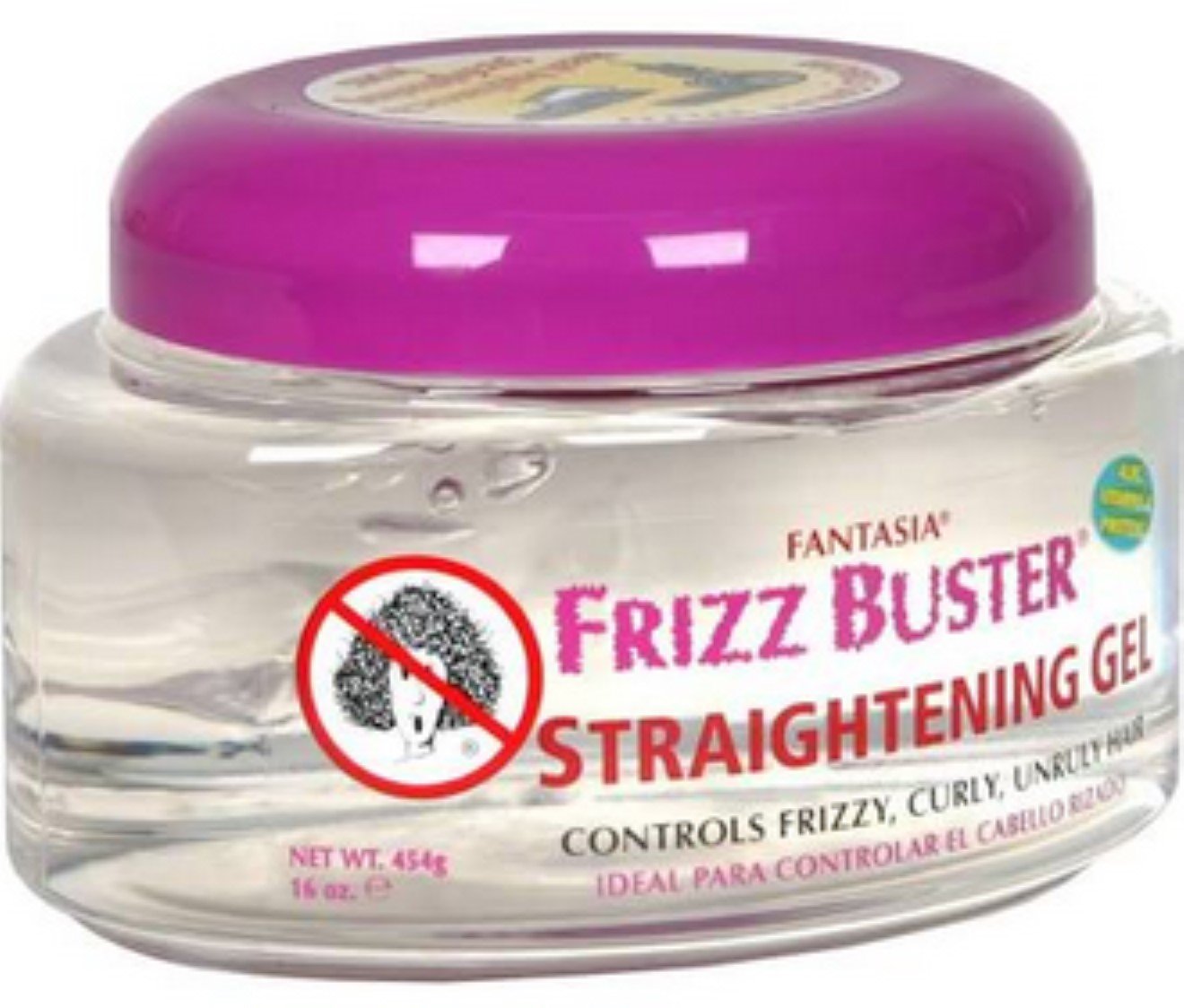 Fantasia Frizz Buster Straightening Gel, 16 oz (Pack of 3)