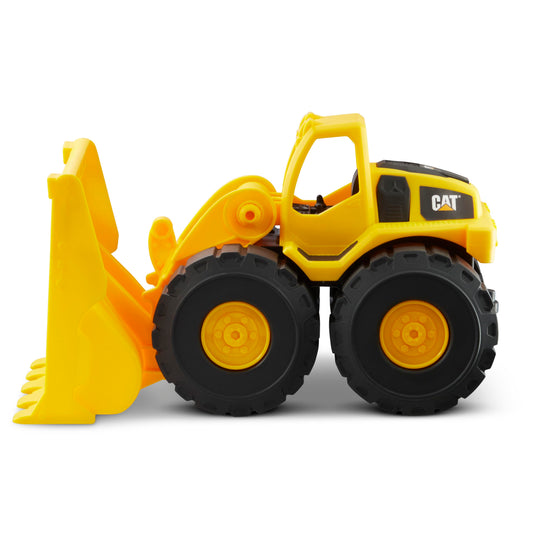CAT Construction Fleet 10" Front Loader Toy – Durable Plastic Vehicle with Working Bucket & Free-Rolling Wheels for Kids Ages 2+