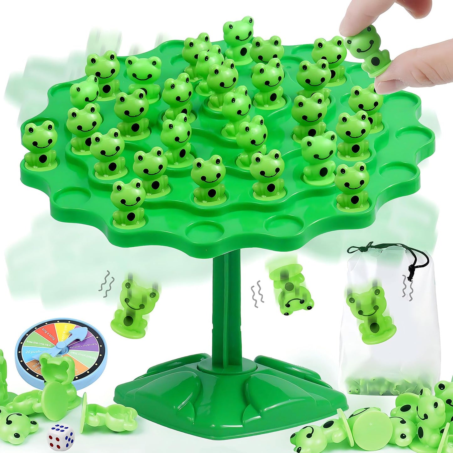 rytopt Frog Balance Game – 2-Player Interactive Tabletop Puzzle & Family Board Game for Kids Ages 4-12, Birthday Gift Toy