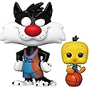 Funko POP Movies: Space Jam, A New Legacy - Slyvester and Tweety, Multicolor, 3.75 inches (56228)