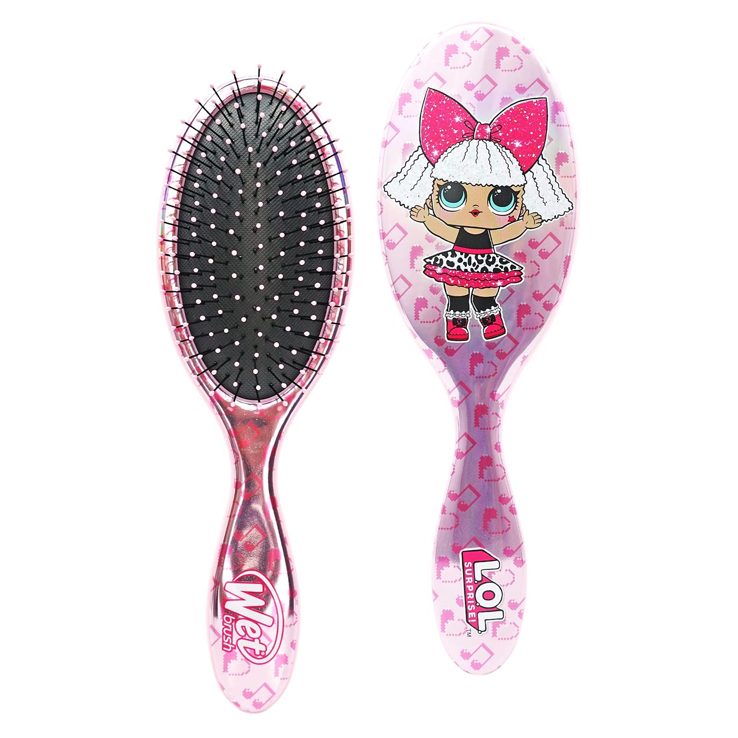 Wet Brush Lol Dolls Original Detangler, Diva, Ultra Soft IntelliFlex Bristles Glide Through Tangles with Ease, Pain Free Comb for Women, Men, Boys