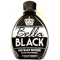 Bella Black 100X Bronzer Tanning Lotion - Premium Tanning Bed Lotion with Extreme Silicone Emulsion and Banana Fruit Extract - Instant Results - Dark