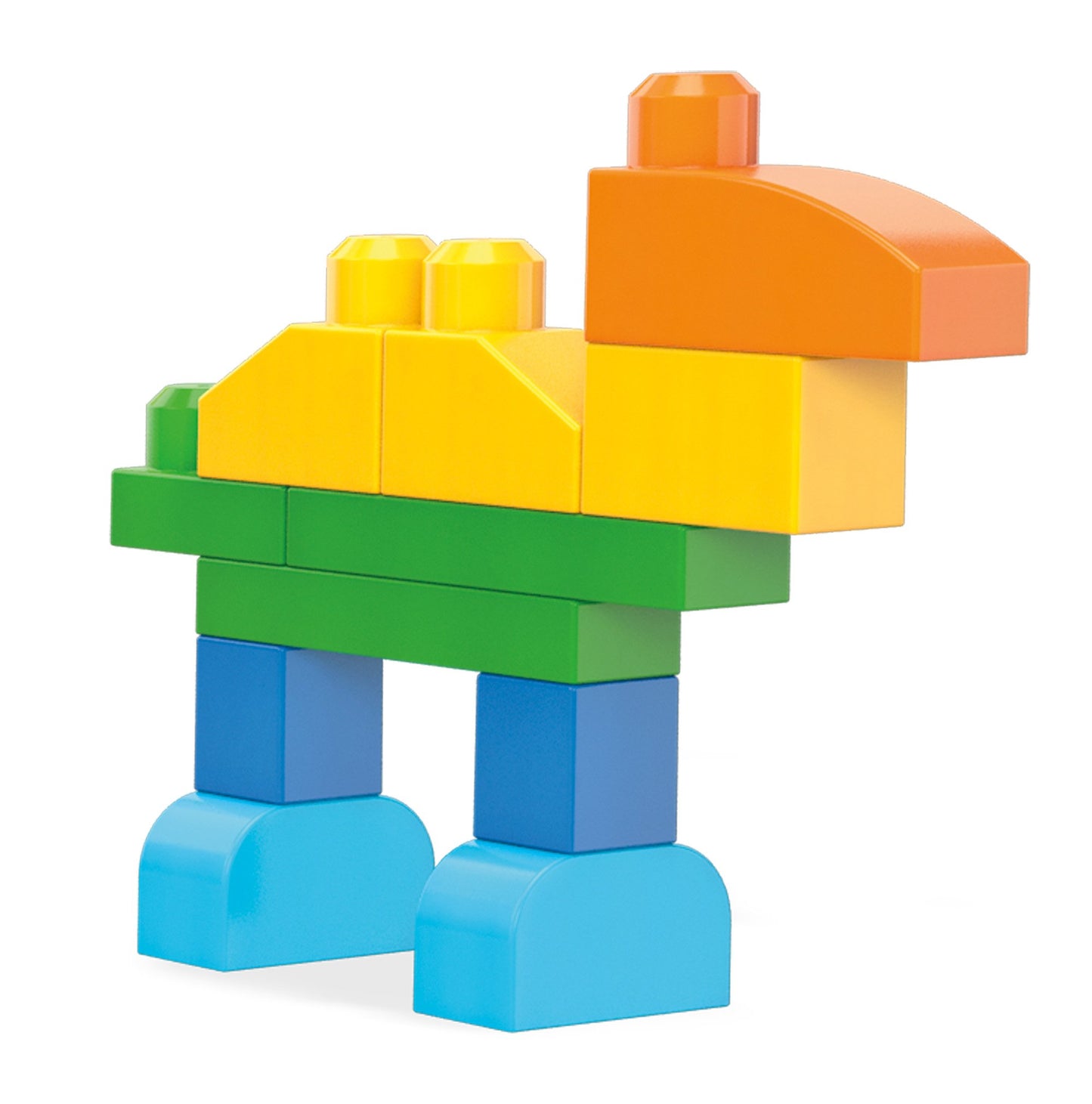 MEGA BLOKS First Builders Deluxe Building Bag with 150 Toddler Blocks, Preschool Learning Toy Set with Storage, Blue, Ages 1+ Years