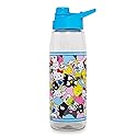 Toynk Sanrio Hello Kitty and Friends Plastic Water Bottle With Screw-Top Lid | BPA-Free Plastic Sports Jug | Holds 28 Ounces