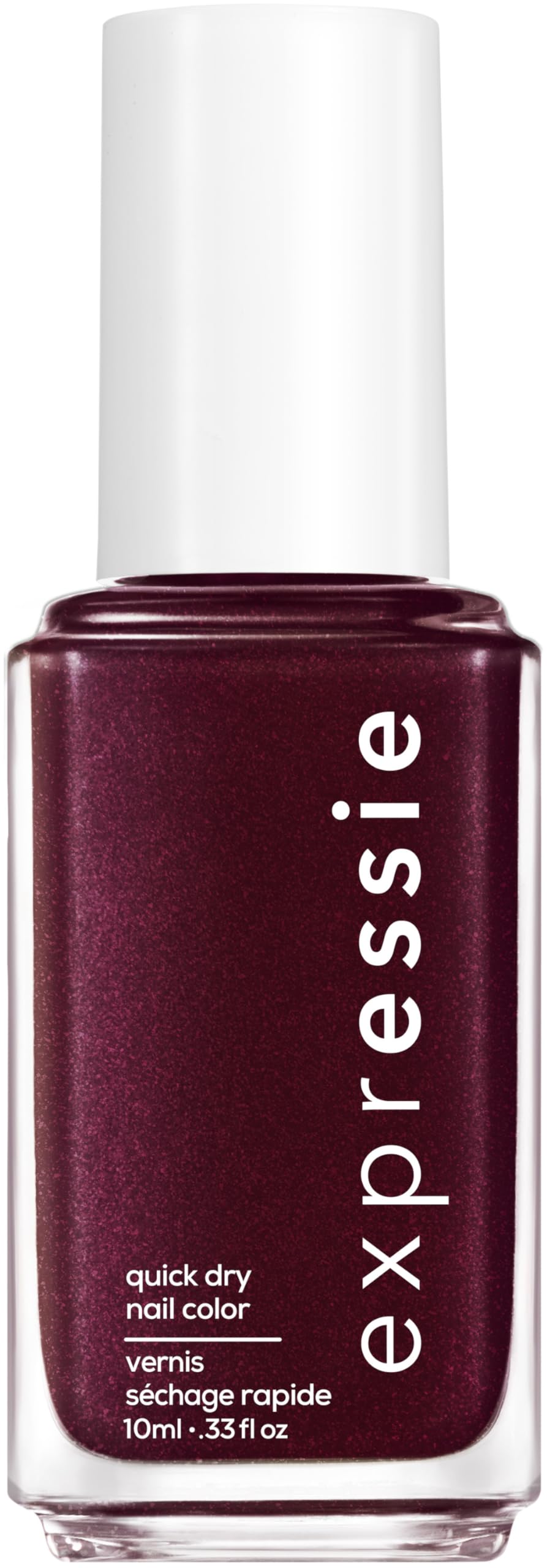 Essie expressie, Quick-Dry Nail Polish, 8-Free Vegan, Dark Purple, Breaking The Bold, 0.33 fl oz