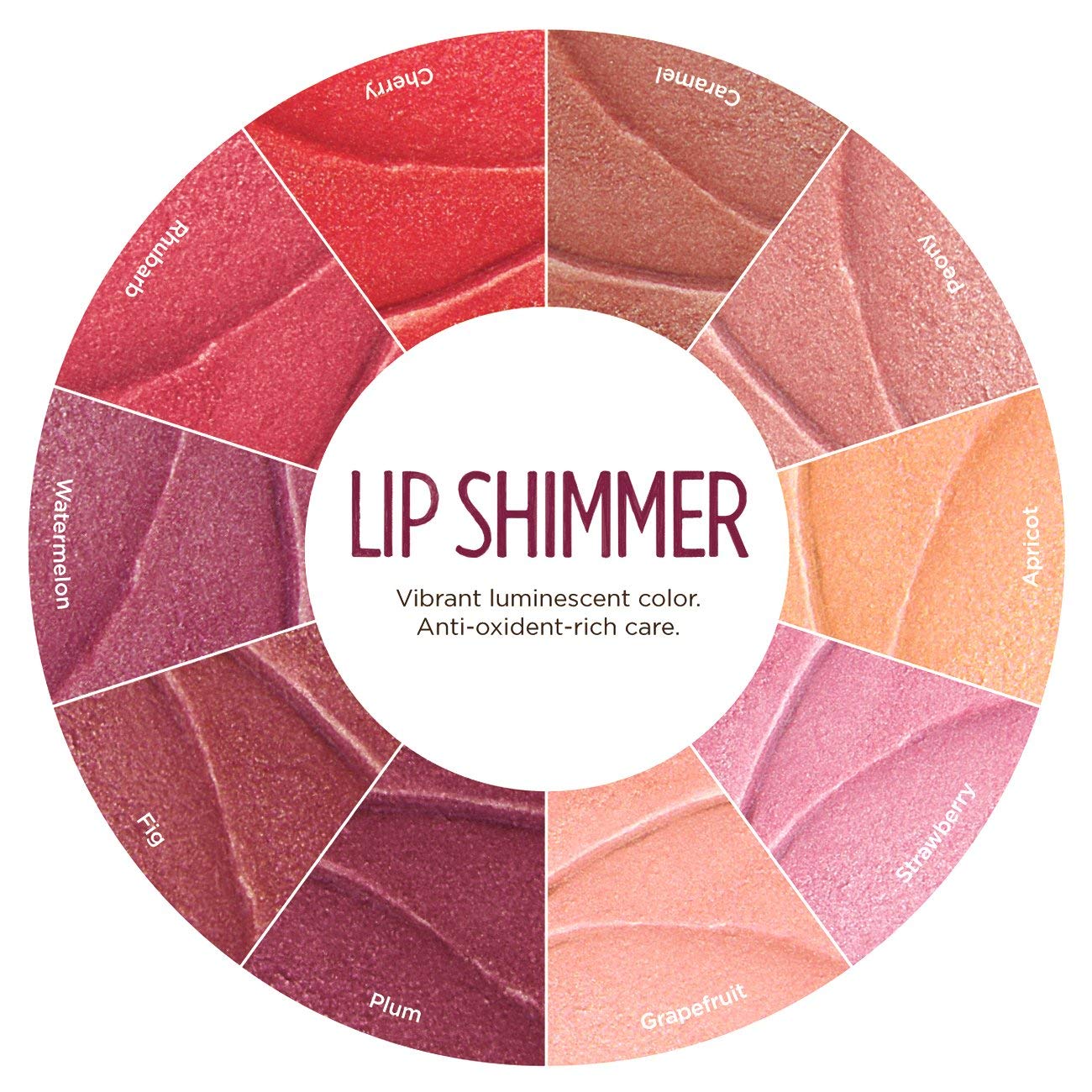 Burt's Bees Lip Shimmer-Peony (Quantity of 6)