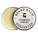 Striking Viking Beard Balm for Men - Leave in Beard Conditioner - Styling Balm Made with Naturally Derived Beard Butter, Argan & Jojoba Oils (2 Ounce