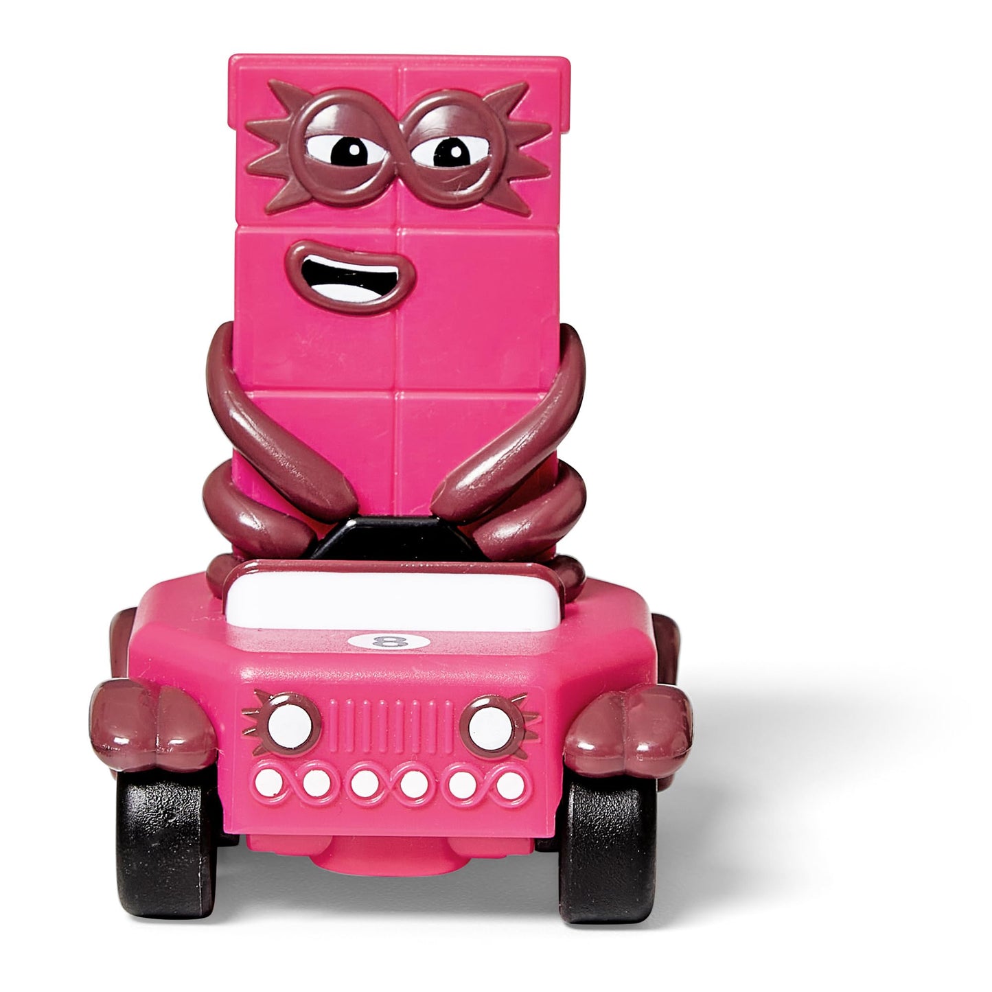 hand2mind Numberblocks Six to Ten Mini Vehicles – Race Car & Action Figure Set, Preschool Math Counting Toys & Toddler Learning Activities