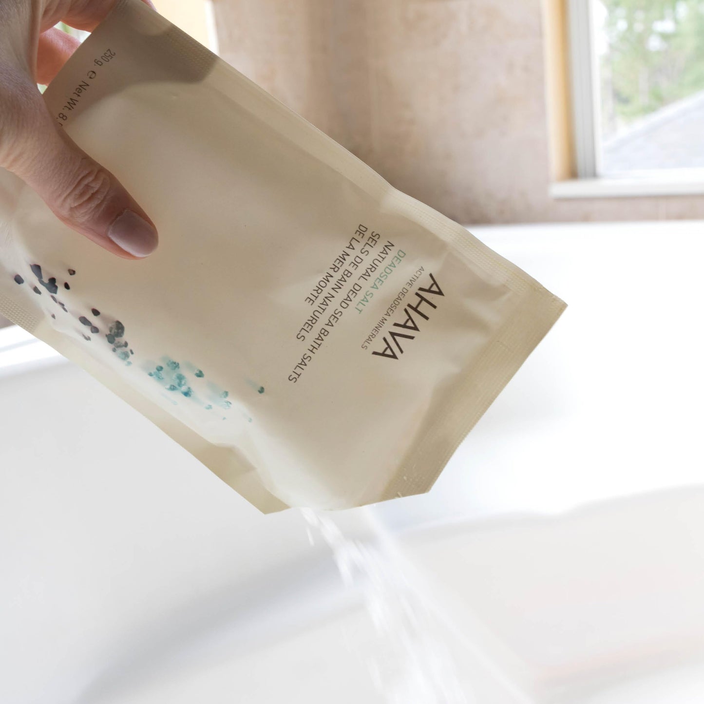 AHAVA Dead Sea Mineral Bath Salt- Intense Relaxation for Body & Mind, Elevates Moisture, Softens & Eases Sore Muscles, Enriched by Exclusive Dead Sea