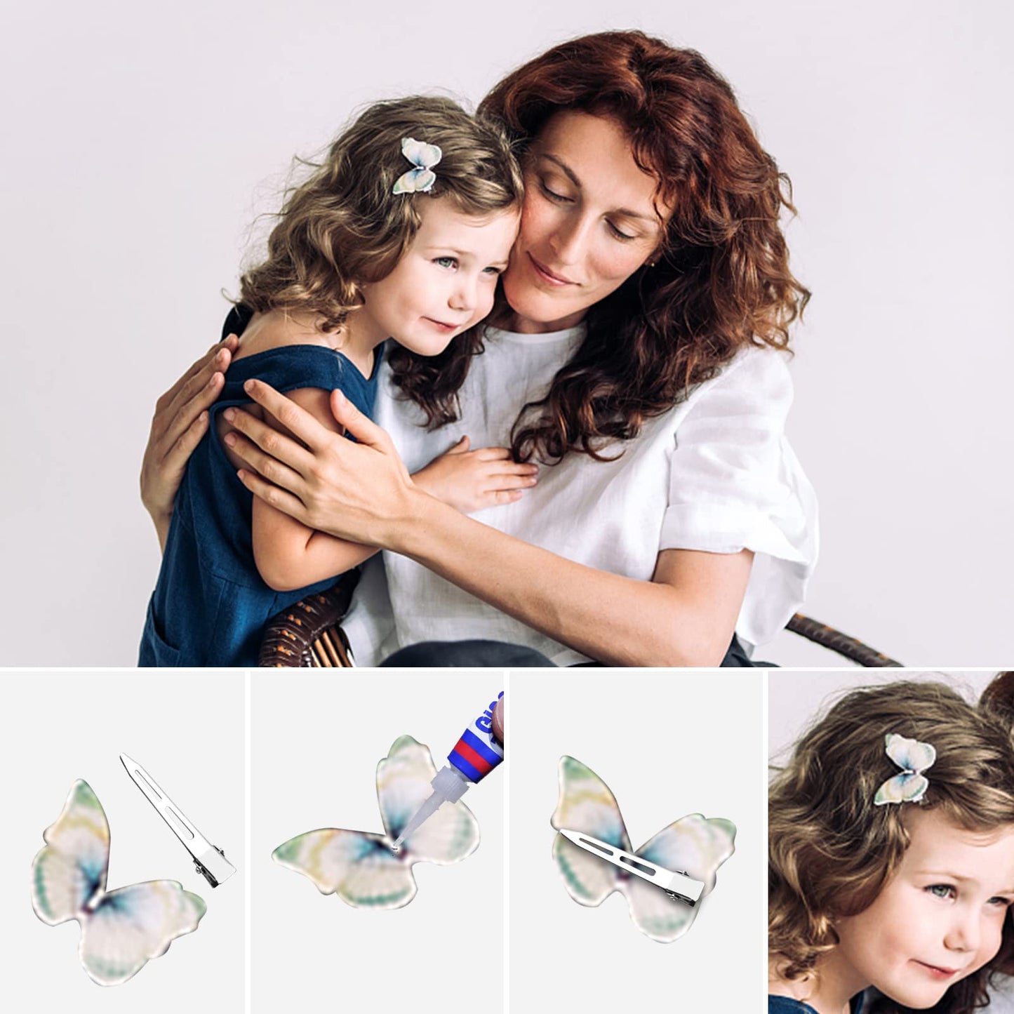 65Pcs Duck Billed Hair Clips for Styling Sectioning, Metal Silver Alligator Hair Clips for Women, 3 Sizes Long Hair Clip for Roller, Pin Curl Loc