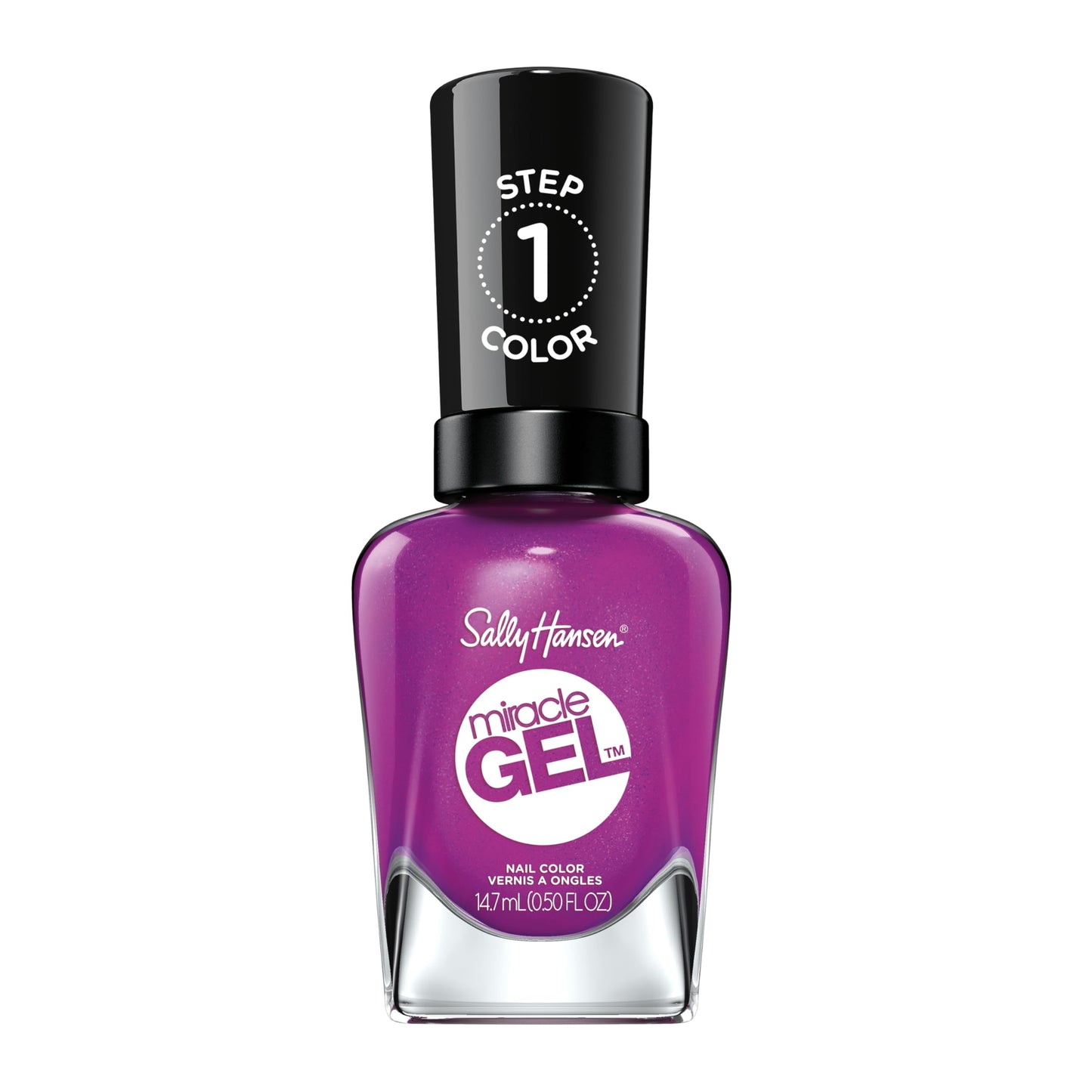 Sally Hansen Miracle Gel Salon Quality Nail Polish | Gel-Like Formula, Two-Step System, No UV Light Needed, Long Lasting | Glittery | 865 No Beauty and Personal Care Sally Hansen Default Title