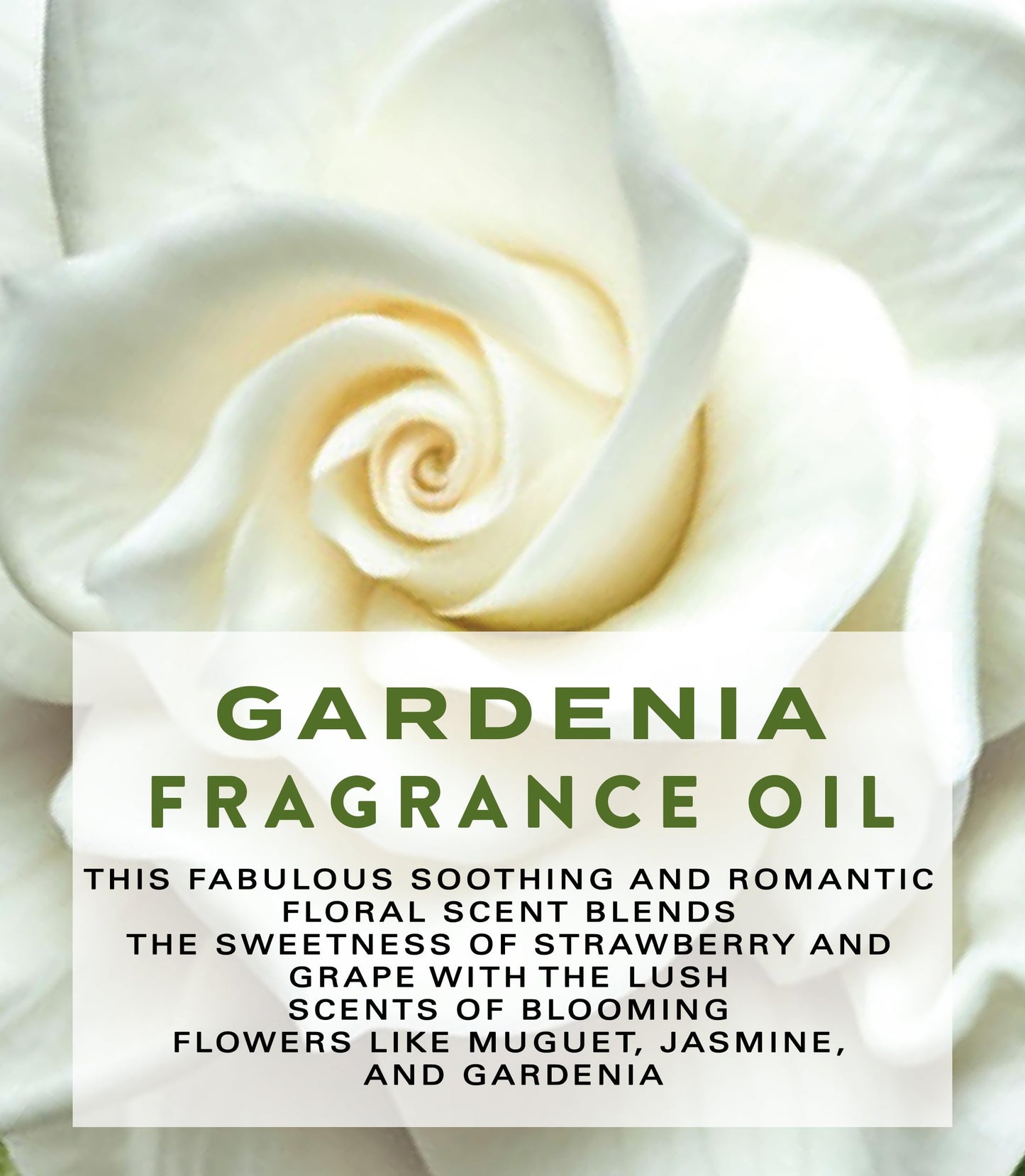 Botanical Beauty GARDENIA FRAGRANCE OIL ROLL-ON 0.169 Fl Oz 5 ml Rollerball Perfume, Long Lasting an luxury scent of blend of Lily of the Valley