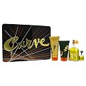 LIZ CLAIBORNE CURVE 4 PIECE GIFT SET - 4.2 OZ COLOGNE SPRAY NEW Box for Men
