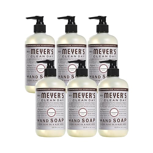Meyers Lavender Liquid Hand Soap, 12.5 Oz, (Pack of 6)