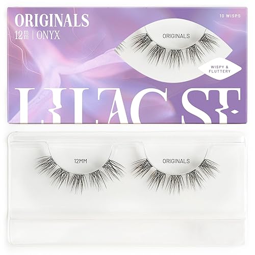 Lilac St - Originals Natural Faux Eyelash Clusters (12mm) - Soft, Natural Look - DIY Lash Extension Wisps - Lightweight & Lifelike - Lasts 10 Days