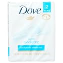 DOVE BAR GENTLE EXFOLIATING 2X4.25OZ