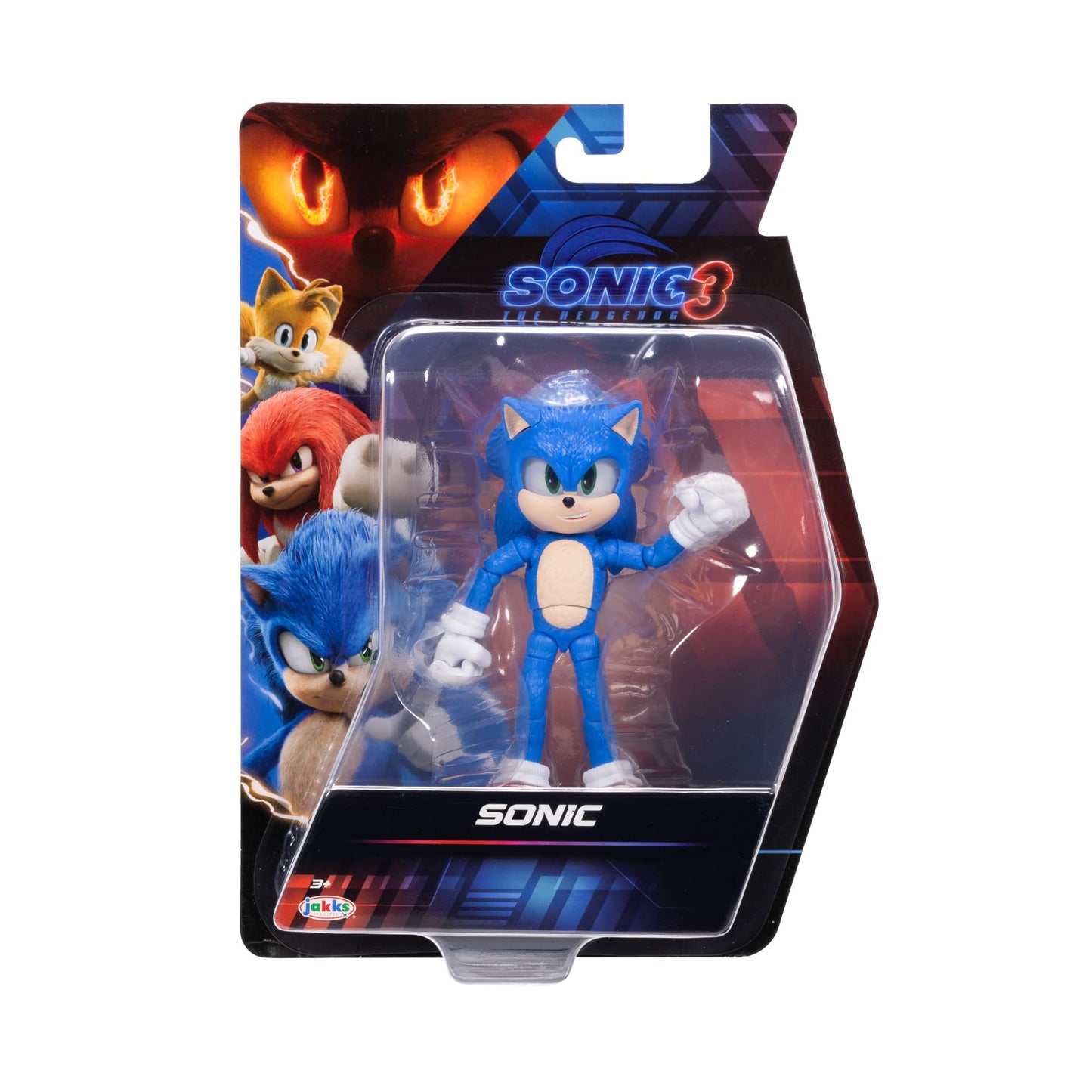 Sonic 3 Movie Action Figure – 5-Inch Collector Toy, Highly Articulated, Official Licensed Sonic the Hedgehog 3 Figure for Kids & Fans
