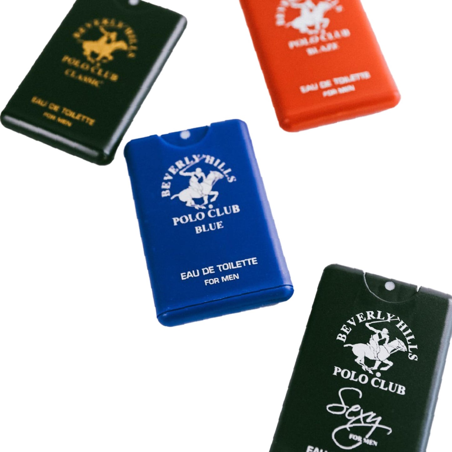 Beverly Hills Polo Club Pocket Size Collection, 4 Piece Cologne Gift Set for Men, Pack of 1,0.68 fluid_ounces