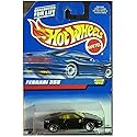 Hot Wheels Mattel 1997 Series 1:64 Scale Die Cast Metal Car # 813 - Black Exotic Sport Coupe Ferrari 355